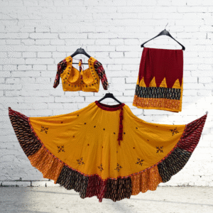 Yellow Multicolor Traditional Chaniya Choli Set