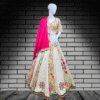 Multicolor Tie-Dye Chaniya Choli with Hot Pink Dupatta by Neel Collection