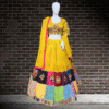 Vibrant Multi-Colour Navratri Chaniya Choli Collection - Yellow & Pink by Neel Collection