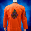 Men’s Festive Orange Kurta – Peacock Grace Edition by Neel Collection
