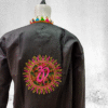 Men's Black Kurta – OM Embroidery Edition by Neel Collection