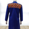 Navy Blue Kurta with Gujarati Mirror Embroidery – Festive Edition by Neel Collection