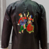 Black Kurta with Dandiya Sticks Embroidery by Neel Collection