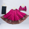 Rani Pink Traditional Chaniya Choli Set by Neel Collection